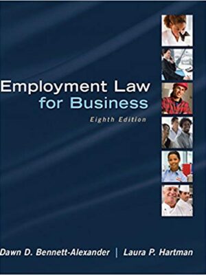 Hartman’s Employment Law for Business (8th Edition) – eBook PDF