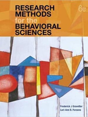 Research Methods for the Behavioral Sciences (6th Edition) – eBook PDF
