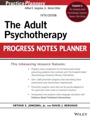 The Adult Psychotherapy Progress Notes Planner (5th Edition) – eBook PDF